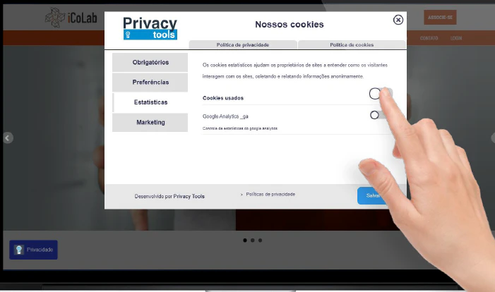 screenshot of Privacy Tools